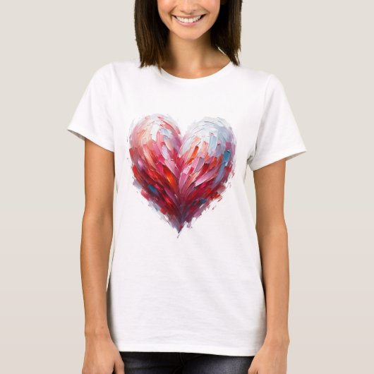 Liebe ist ein Art - Womens Basic T - Shirt (Vorderseite)