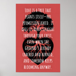 Liebe ist ein Baum Poster