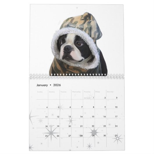 Liebe ist ein Boston Kalender (Jan 2026)