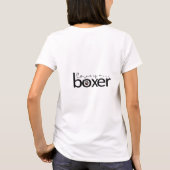 Liebe ist ein Boxer T-Shirt (Rückseite)