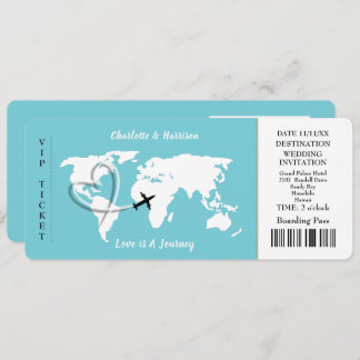 Liebe ist ein Foto für Reisen in die Welt Einladung