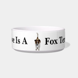 Liebe ist ein Fox Terrier, Keramik Pet Napf