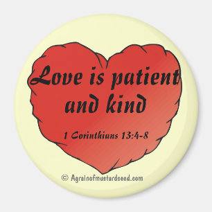 Liebe ist ein Geschäft für geduldige und freundl Magnet