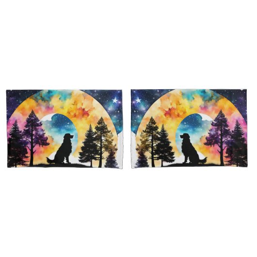 Liebe ist ein Hund, der für Sie gewartet wird Kissenbezug (Vorderseite-Set)