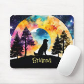 Liebe ist ein Hund, der für Sie gewartet wird *Per Mousepad (Mit Mouse)