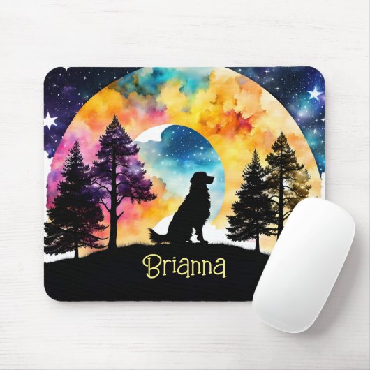 Liebe ist ein Hund, der für Sie gewartet wird *Per Mousepad (Mit Mouse)