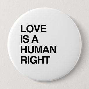 LIEBE IST EIN MENSCHENRECHT BUTTON