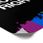 LIEBE IST EIN MENSCHENRECHT POSTER (Ecke)