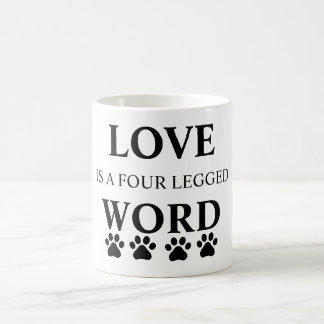 Liebe ist ein mit Beinen versehenes Wort vier 11 Kaffeetasse