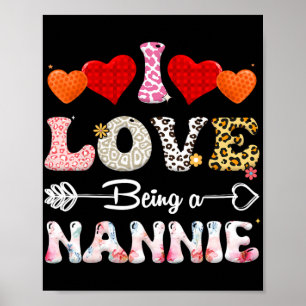 Liebe ist ein Nannie Leopard und Amp; Buffalo Fun Poster