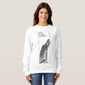 Liebe ist ein pensionierter Windhund (a57) Sweatshirt (Vorne ganz)