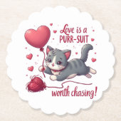 Liebe ist ein Pursuit, das es wert ist, Niedliche Untersetzer (Vorderseite)