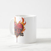 Liebe ist ein schönes Schlamassel für Valentin Kaffeetasse (Vorderseite Links)