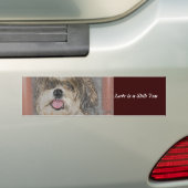 Liebe ist ein Shih TzU Autoaufkleber (Auf Auto)