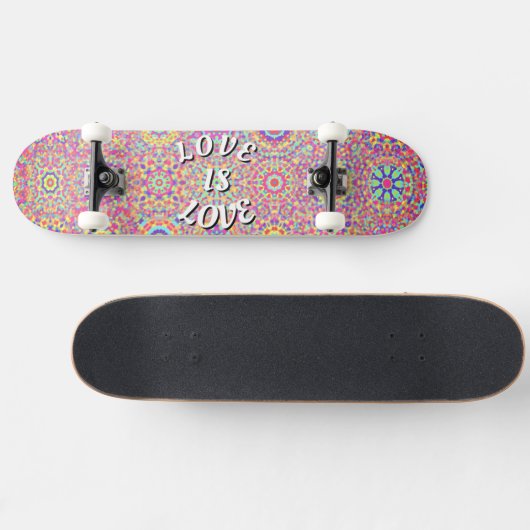 Liebe ist ein Skateboard für Lieben (Horizontal)