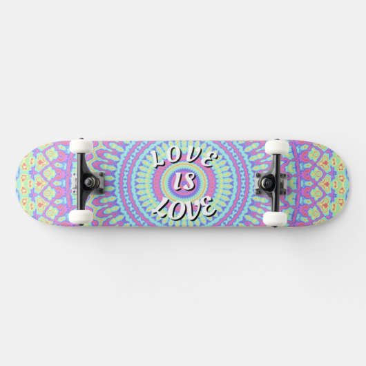 Liebe ist ein Skateboard für Lieben (Horizontal)
