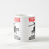 Liebe ist ein starker Funny Mug Kaffeetasse (Mittel)