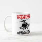 Liebe ist ein starker Funny Mug Kaffeetasse (Links)