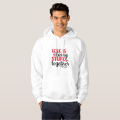 Liebe ist ein stupider Valentinstag Hoodie (Vorne ganz)