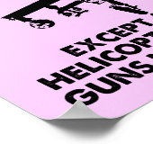 Liebe ist ein tolles Plakatzeichen Poster (Ecke)