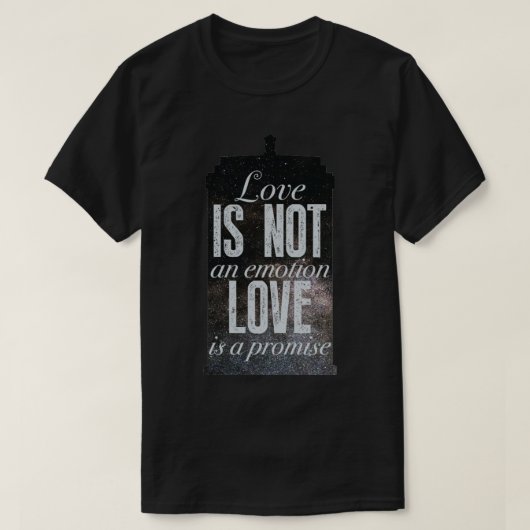 Liebe ist ein Versprechen T-Shirt (Design vorne)