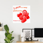 Liebe ist ein vielseitiges Thema, Poster (Heimbüro)