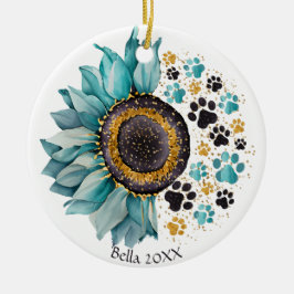 Liebe ist ein vierbeiniges Wort, Hund Lover, Hunde Keramik Ornament