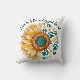 Liebe ist ein vierbeiniges Wort, Hund Lover, Hunde Kissen