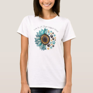 Liebe ist ein vierbeiniges Wort, Hundeliebhaber, H T-Shirt