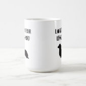 Liebe ist ein vierbeiniges Wort Kaffeetasse (Mittel)