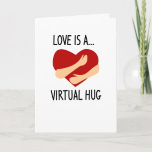 Liebe ist ein Virtual Hug Karte