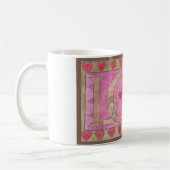 Liebe ist ein Wort mit vier Buchstaben Kaffeetasse (Links)