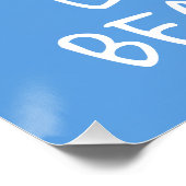 Liebe ist ein wunderschöner Wesen Poster (Ecke)