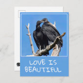 Liebe ist ein wunderschöner Wesen Postkarte (Vorne/Hinten)