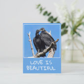 Liebe ist ein wunderschöner Wesen Postkarte (Stehend Vorderseite)