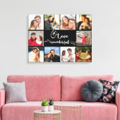 Liebe ist ein wunderschönes 10 Foto Thing Black Leinwanddruck (Insitu (Wohnzimmer))