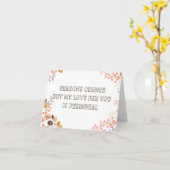 Liebe ist eine Blumenkarte (leer) Karte (Gelbe Blume)