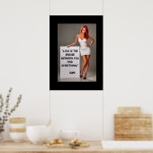 Liebe ist eine Brücke Poster (Küche)