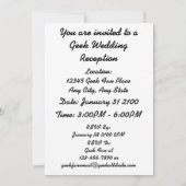 Liebe ist eine chemische Reaktion (periodische Einladung (Rückseite)