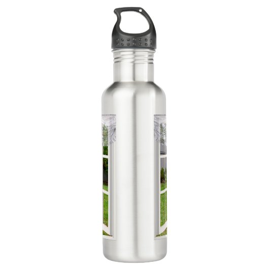 Liebe ist eine Fox Terrier, Edelstahlflasche (Rückseite)