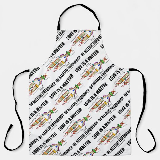 Liebe ist eine Frage der DNA-Genetik der Allelikfr Schürze (Vorderseite)