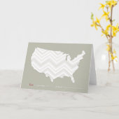 Liebe ist eine Grußkarte mit Zickzack Karte (Gelbe Blume)