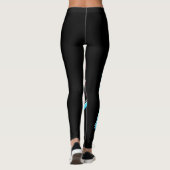Liebe ist eine Herzenspur Leggings (Rückseite)
