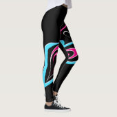 Liebe ist eine Herzenspur Leggings (Rechts)