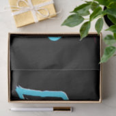 Liebe ist eine Herzenspur Seidenpapier (Geschenk)