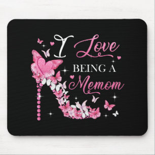 Liebe ist eine Memom High Heel Butterfly Mother's Mousepad