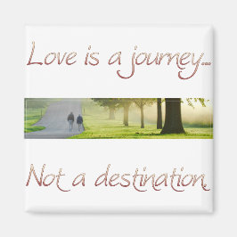 Liebe ist eine Reise Magnet