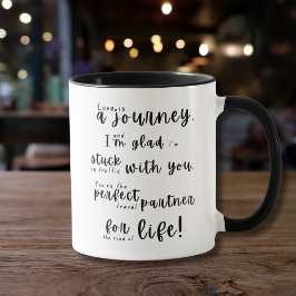 Liebe ist eine Reise - Romantisches Jubiläumsgesch Tasse