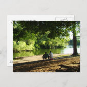 Liebe ist eine sanfte Brise am See Postkarte (Vorne/Hinten)