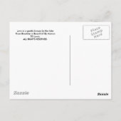 Liebe ist eine sanfte Brise am See Postkarte (Rückseite)